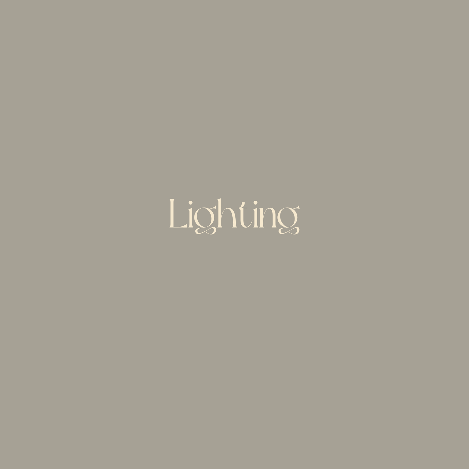 Lighting