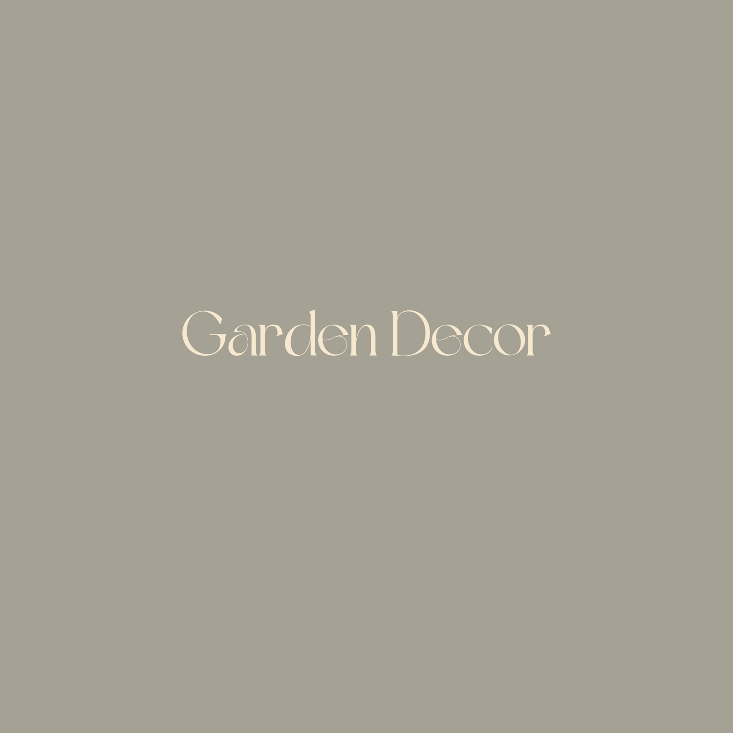 Garden Decor