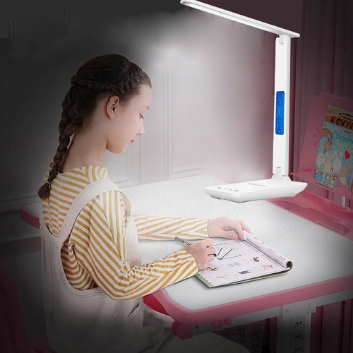3-in-1 Desk Lamp with Wireless Charger & Clock