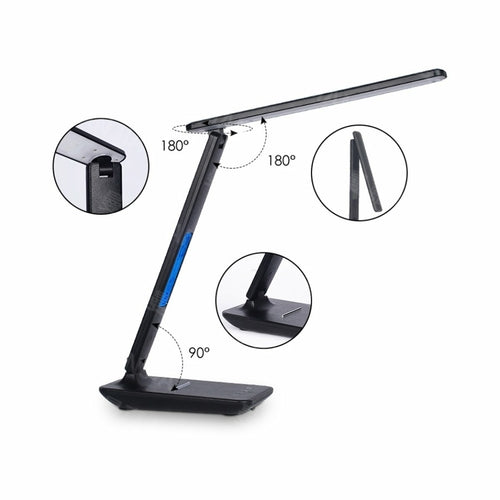 3-in-1 Desk Lamp with Wireless Charger & Clock