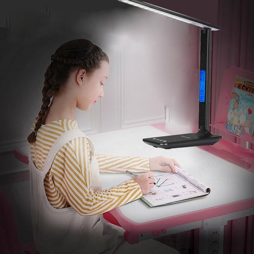 3-in-1 Desk Lamp with Wireless Charger & Clock