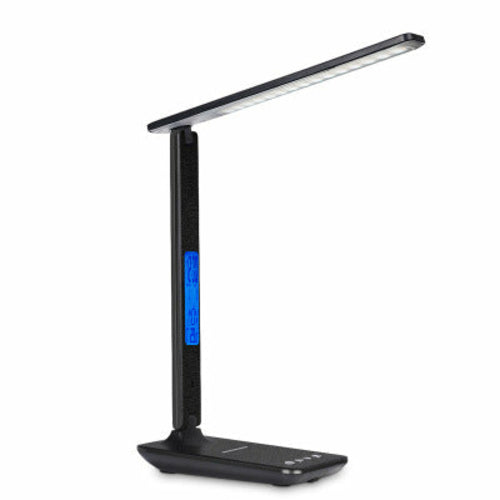 3-in-1 Desk Lamp with Wireless Charger & Clock